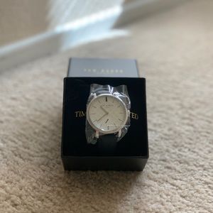 TED BAKER Men’s trent leather strap watch